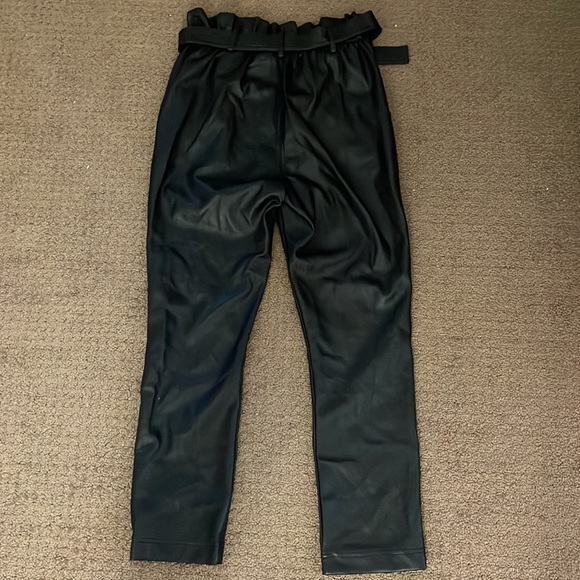 MinkPink Tease Paper Bag Leather Pants - Picture 5 of 5